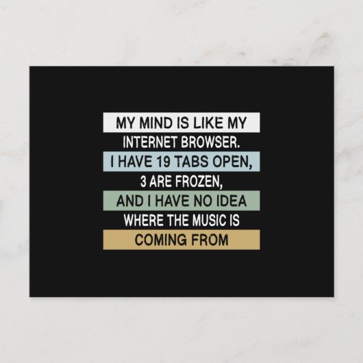 Meme Memes Spaß Arbeit jubeln Coole Funny Gift Ide Postkarte (Vorderseite)