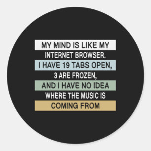 Meme Memes Spaß Arbeit jubeln Coole Funny Gift Ide Runder Aufkleber