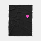 Meme mit NK Herz Großmutter Geschenk Fleecedecke (Vorderseite)