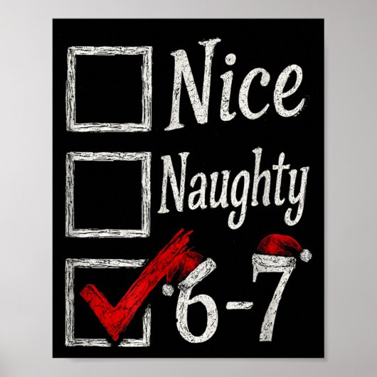 Meme Nice Schnaes Weihnachten Lustiges Geschenk Mä Poster (Vorne)
