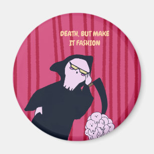 Meme Niedlicher Sensenmann Halloween Magnet