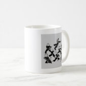 meme ninja Gruppe Kaffeetasse (VorderseiteRechts)
