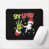Meme Nummer 67 Bro Slang Sechs Sieben Weihnachten Mousepad (Mit Mouse)