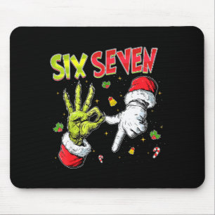 Meme Nummer 67 Bro Slang Sechs Sieben Weihnachten Mousepad
