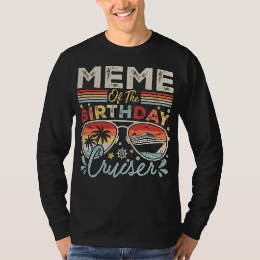 Meme of the Birthday Cruiser Vacation Men LS T-Shirt (Vorderseite)