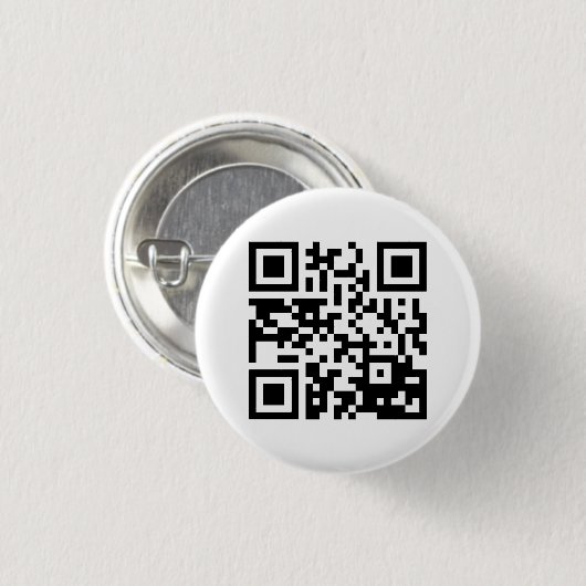 Meme QR Codeknopf Button (Vorne & Hinten)