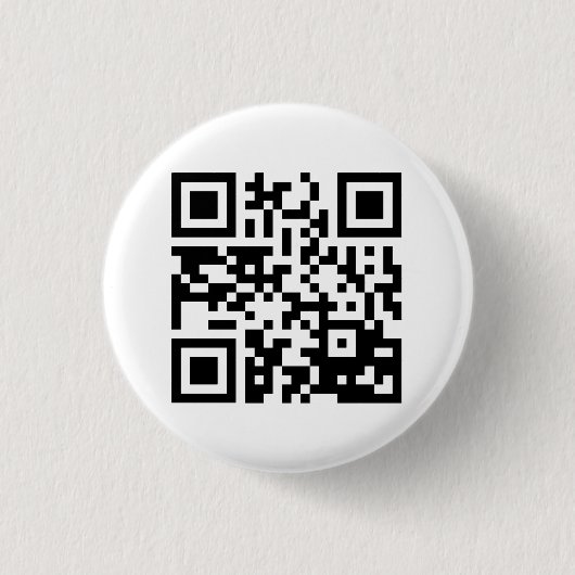 Meme QR Codeknopf Button (Vorderseite)