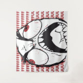 Meme rageguy fuuuuu wandteppich (Vorderseite)