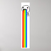 Meme Rainbow Puke Poster (Vorne)