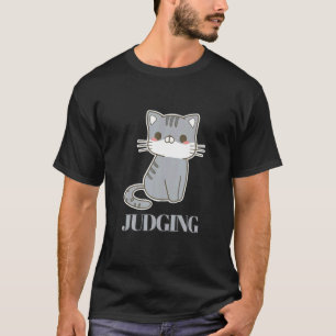 Meme Retro Style Vintage Katzen beurteilen T-Shirt