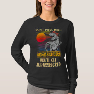 Meme Rex Dinosaurs Mommy Saurus T-Shirt
