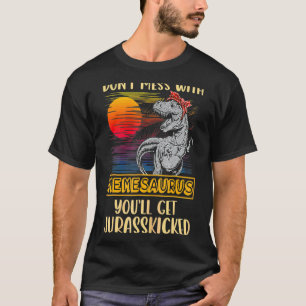 Meme Rex Dinosaurs Mommy Saurus T-Shirt