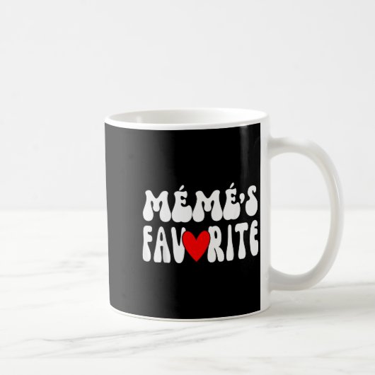 MÉmÉ’s Favorite Funny Grandparent Granhild Humor Kaffeetasse (Rechts)