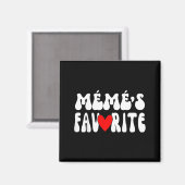 MÉmÉ’s Favorite Funny Grandparent Granhild Humor Magnet (Vorderseite/Rückseite)