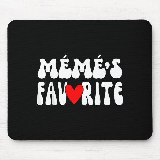 MÉmÉ’s Favorite Funny Grandparent Granhild Humor Mousepad (Vorne)