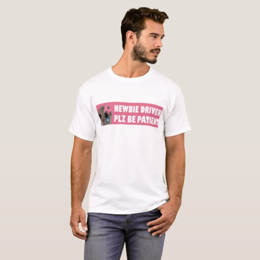Meme Sad Hamster Newbie Driver PLZ Patient sein T-Shirt (Vorne ganz)