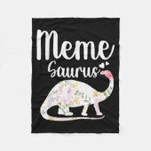 Meme Saurus Grandma Mother's Day Thanksgiving Chri Fleecedecke (Vorderseite)