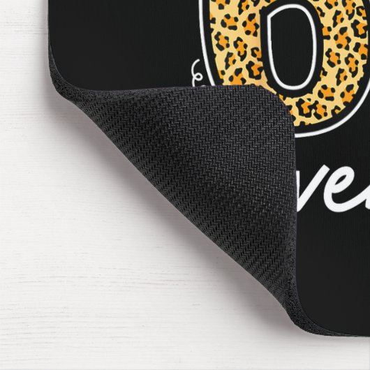 Meme Saying 6 7 Men Women Kids Leopard Teacher  Mousepad (Ecke)