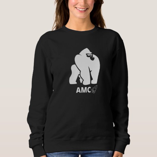 Meme Stock - Amc - To Moon - Kurze Squeeze - G Sweatshirt (Vorderseite)