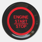 Meme-Tasten-Engine Runder Aufkleber (Vorderseite)