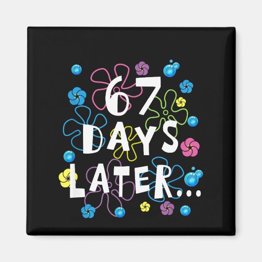 Meme Teacher Student School Funny Gift Men Women T Magnet (Vorne)