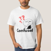 Meme verwirrte Junge-Shirts Designs T-Shirt (Vorderseite)
