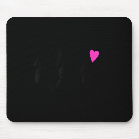 Meme With Nk Heart Grandmother Gift  Mousepad (Vorne)