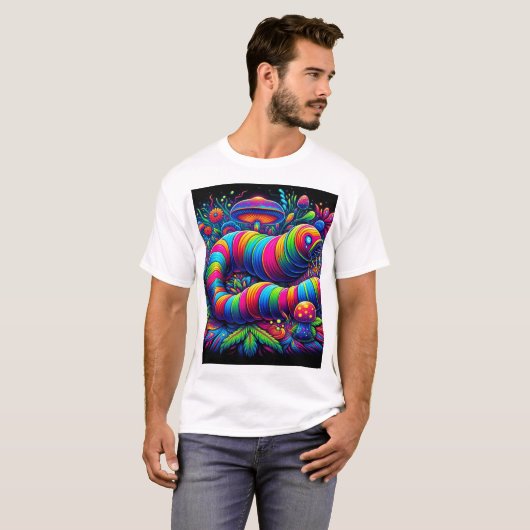 Meme-Wurm-T-Shirt T-Shirt (Vorne ganz)