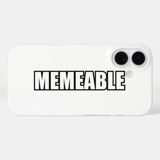 MEMEABLE Case-Mate iPhone HÜLLE (Rückseite (Horizontal))