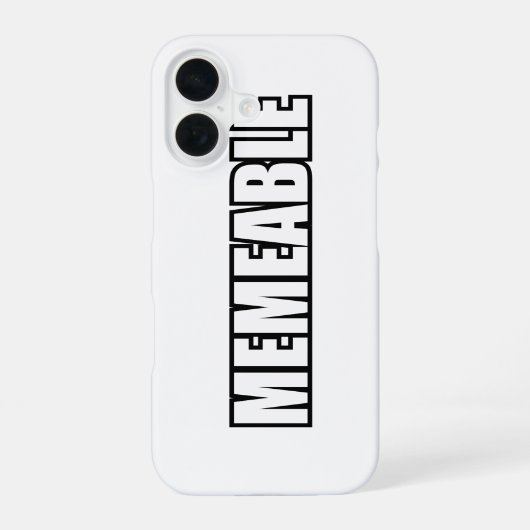 MEMEABLE iPhone 16 HÜLLE (Rückseite)