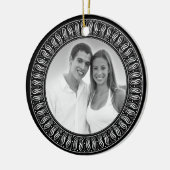 Memento Foto zum Hochzeitstag Keramik Ornament (Links)