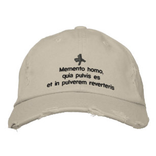 Memento Homo, geliehene Kappe - Cappello quaresima