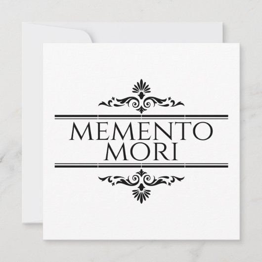 Memento Mori (Vorderseite)