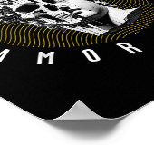 Memento Mori Amor Fati Skull-Angebot Poster (Ecke)