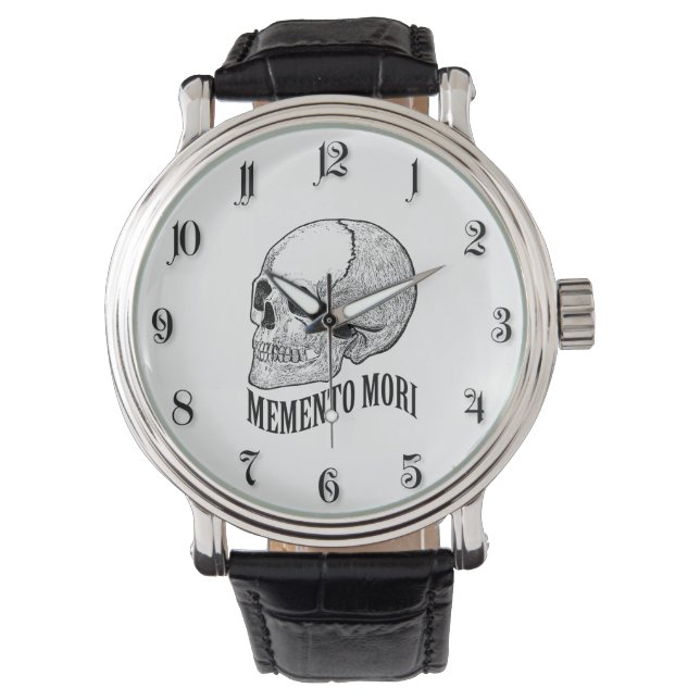 Memento mori armbanduhr (Vorderseite)
