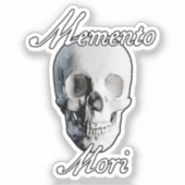 Memento Mori Aufkleber (Vorderseite)