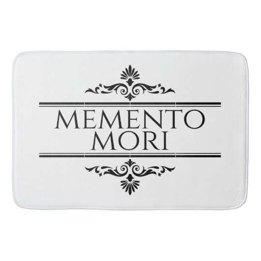 Memento Mori Badematte (Vorderseite)