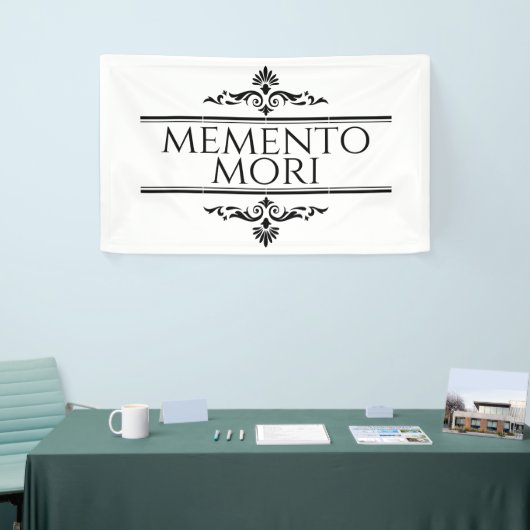 Memento Mori Banner (Messeveranstaltung)
