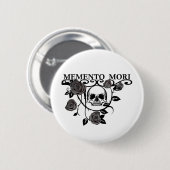 Memento mori Blume Button (Vorne & Hinten)