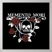 Memento mori Blume Poster (Vorne)