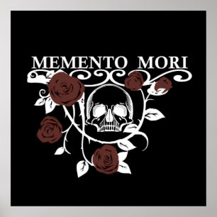 Memento mori Blume Poster