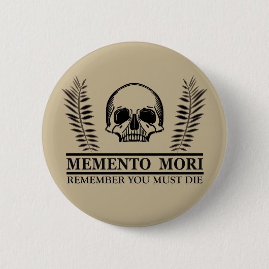Memento mori button (Vorderseite)