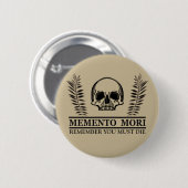 Memento mori button (Vorne & Hinten)