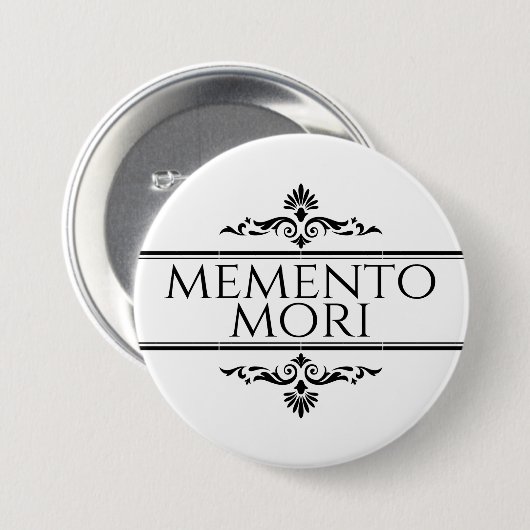 Memento Mori Button (Vorne & Hinten)