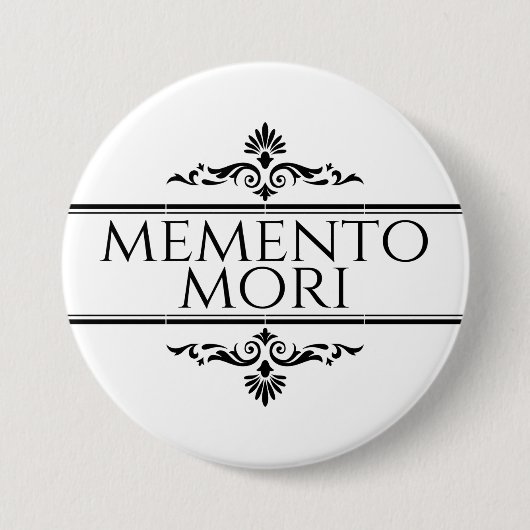 Memento Mori Button (Vorderseite)
