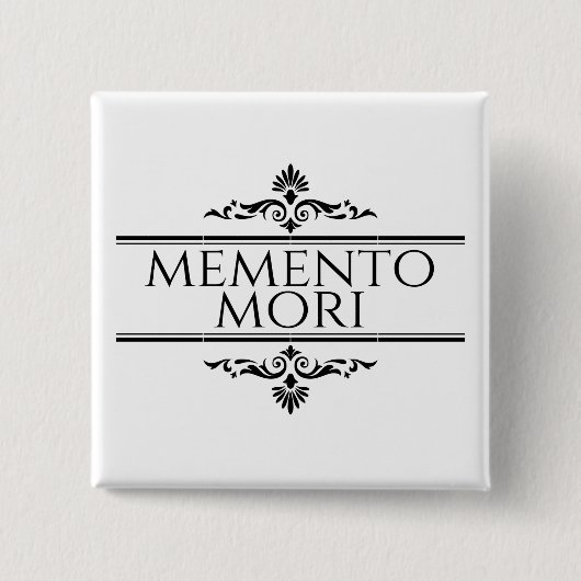 Memento Mori Button (Vorderseite)