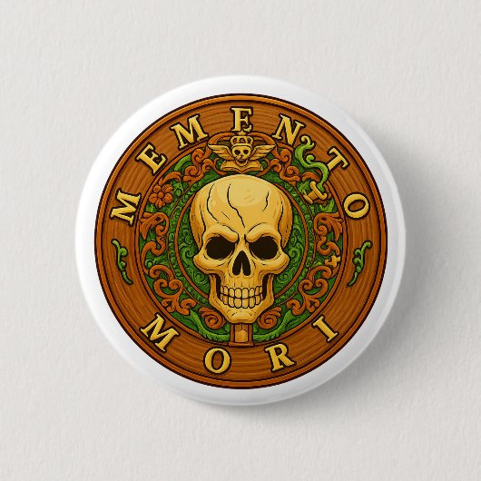 Memento Mori Button by Phil Elmore (Vorderseite)