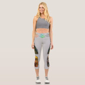 Memento Mori Capri Leggings (Vorderseite)