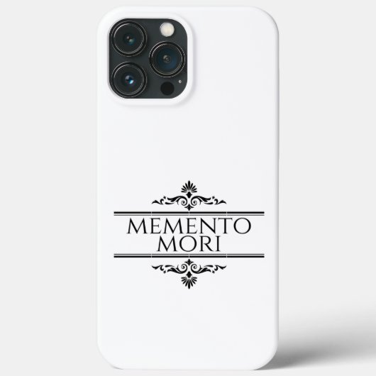 Memento Mori Case-Mate iPhone Hülle (Rückseite)