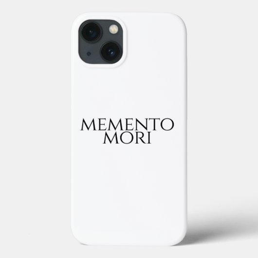 Memento Mori Case-Mate iPhone Hülle (Rückseite)